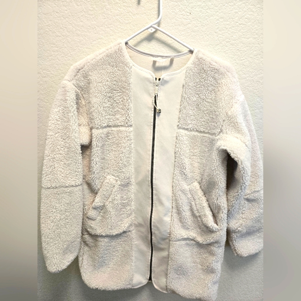 Lululemon Collarless Textured Fleece Full Zip size 2